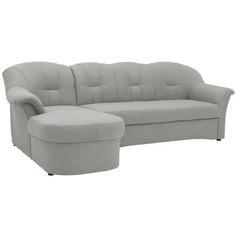 Ecksofa Papenburg Silberfarben