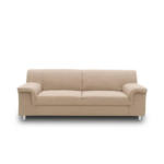 Möbelix 3-Sitzer-Sofa Jamie Rücken Echt Beige Webstoff