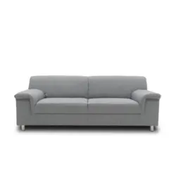 3-sitzer-sofa Jamie R&uuml;cken Echt Silberfarben Webstoff