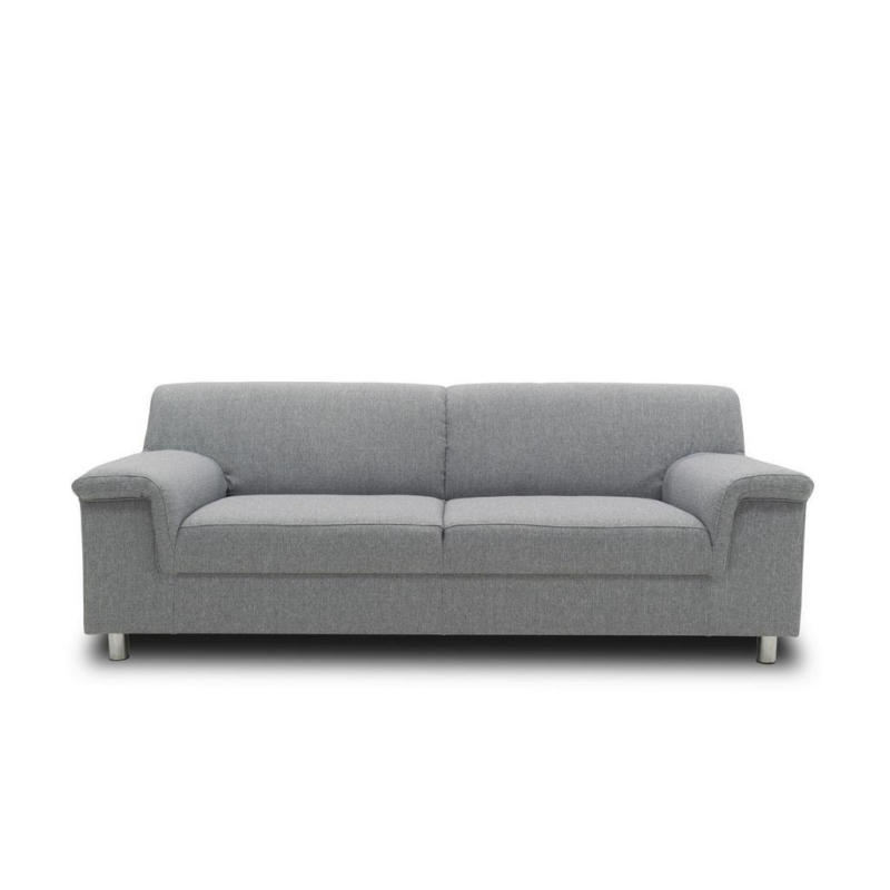 3-sitzer-sofa Jamie Rücken Echt Silberfarben Webstoff