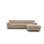 M&ouml;belix Ecksofa Jamie R&uuml;cken Echt Beige Webstoff