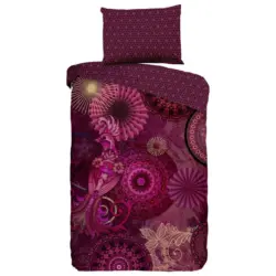 Bettwäsche 140x200 Cm Miska Naturfaser Bordeaux