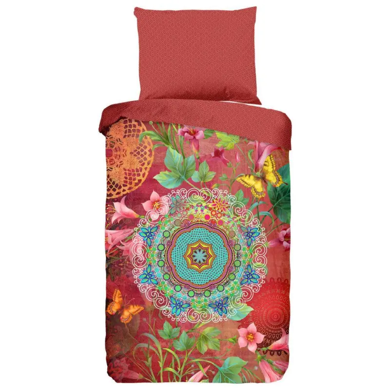 Satin Bettwäsche 140x200 Cm Novali Baumwolle Multicolor