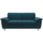 Möbelix 2-sitzer-sofa Franzi Armlehnen Petrol Webstoff