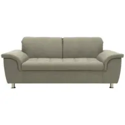 2-sitzer-sofa Franzi Armlehnen Silberfarben Webstoff