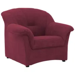 Polstersessel Mit Armlehnen Papenburg Webstoff Beere