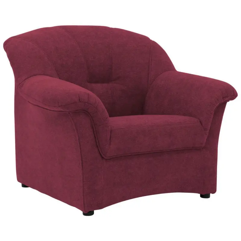 Polstersessel Mit Armlehnen Papenburg Webstoff Beere