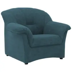 Polstersessel Mit Armlehnen Papenburg Webstoff Petrol