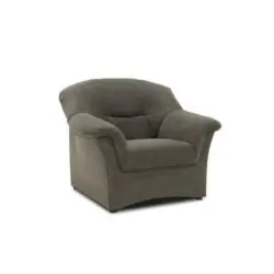 Polstersessel Mit Armlehnen Sarafina Mikrofaser Greige