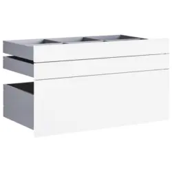 Schubladeneinsatz Unit Weiß B: 91 cm 3 Fächer