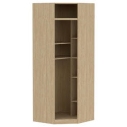 Eckschrank Korpus Unit 91x91 Cm Maxihöhe Eichefarben