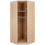 Möbelix Eckschrank 91,1 cm Unit Eichefarben