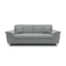 2-sitzer-sofa Mit Kopfteil Verstellbar Franzi Grau