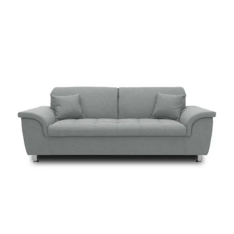 2-sitzer-sofa Mit Kopfteil Verstellbar Franzi Grau