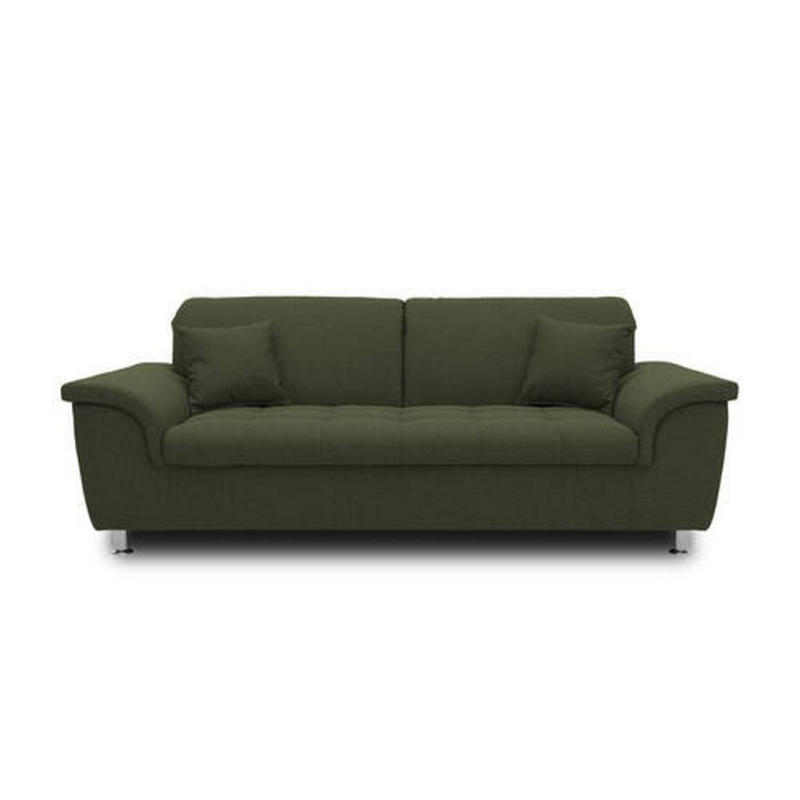 2-sitzer-sofa Mit Kopfteil Verstellbar Franzi Grün