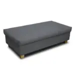 Möbelix Polsterhocker Franzi Dunkelgrau H: 42 Cm