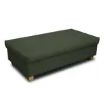 M&ouml;belix Polsterhocker Franzi Gr&uuml;n Mikrofaser H: 42 Cm