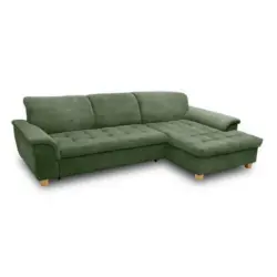 Ecksofa Franzi Grün Mikrofaser