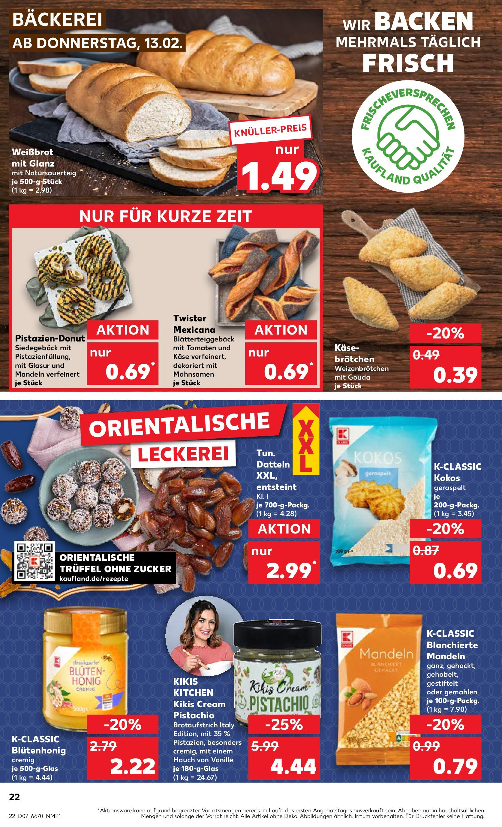 Kaufland - Neuss-Weissenberg, Römerstraße 120 (ab 13.02.2025) » Angebote Online zum Blättern | Seite: 22 | Produkte: Gouda, Tomaten, Mandeln, Zucker