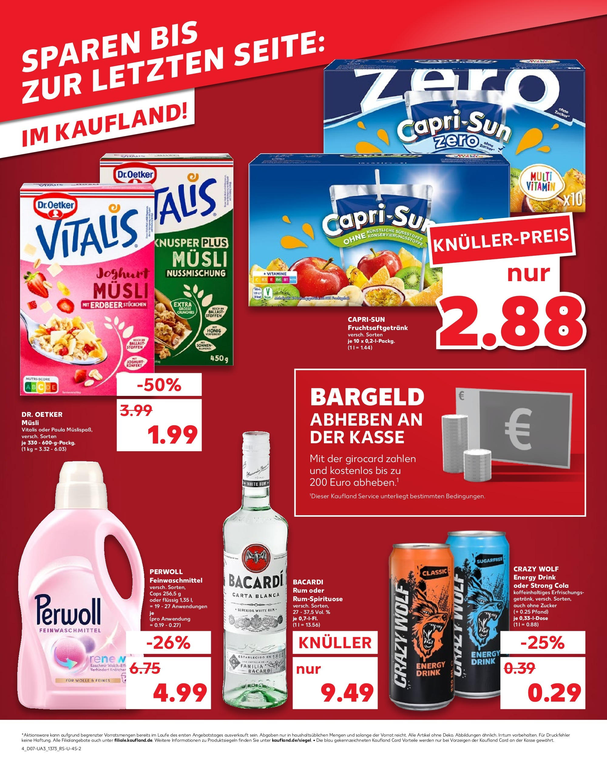 Kaufland - Iserlohn, Theodor-Heuss-Ring 11 (ab 13.02.2025) » Angebote Online zum Blättern | Seite: 4 | Produkte: Bacardi, Cola, Energy, Rum