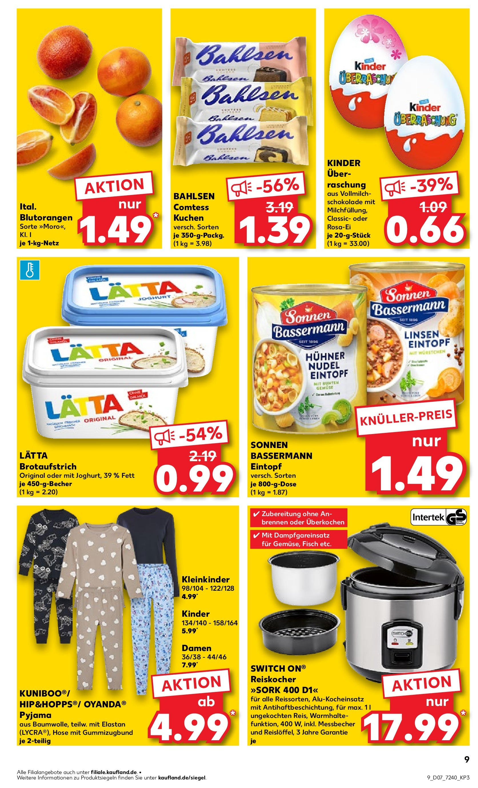 Kaufland - Iserlohn, Theodor-Heuss-Ring 11 (ab 13.02.2025) » Angebote Online zum Blättern | Seite: 13 | Produkte: Joghurt, Fisch, Lätta, Kuchen