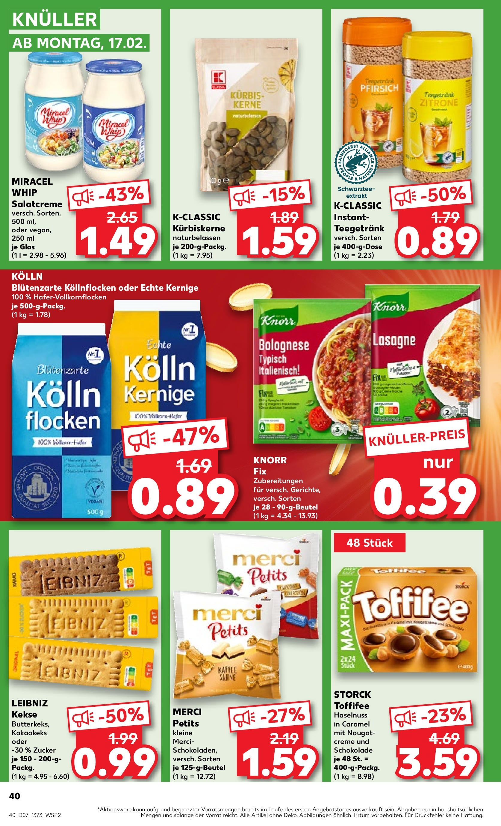 Kaufland - Iserlohn, Theodor-Heuss-Ring 11 (ab 13.02.2025) » Angebote Online zum Blättern | Seite: 44 | Produkte: Kolln, Schokolade, Zitrone, Sahne