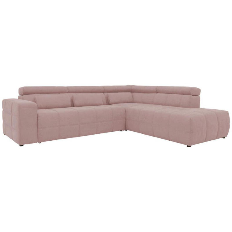 Ecksofa Mit Sitztiefen- Verstellung Brandon Pink