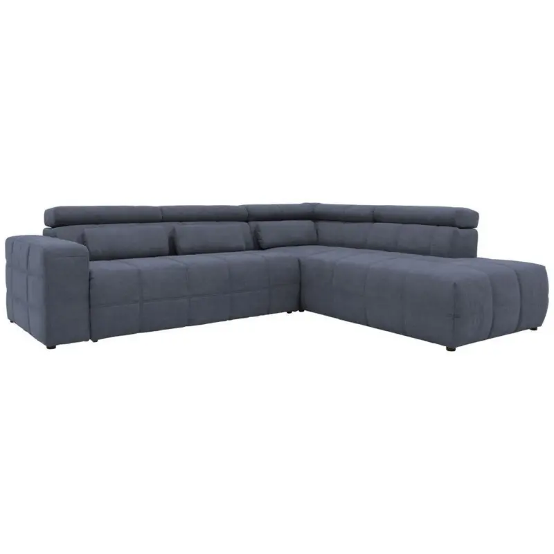 Ecksofa Mit Sitztiefen- Verstellung Brandon Dunkelgrau