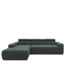 Ecksofa Mit Sitztiefen- Verstellung Brandon Dunkelgrau