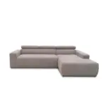 Möbelix Ecksofa Mit Sitztiefen- Verstellung Brandon Silbern