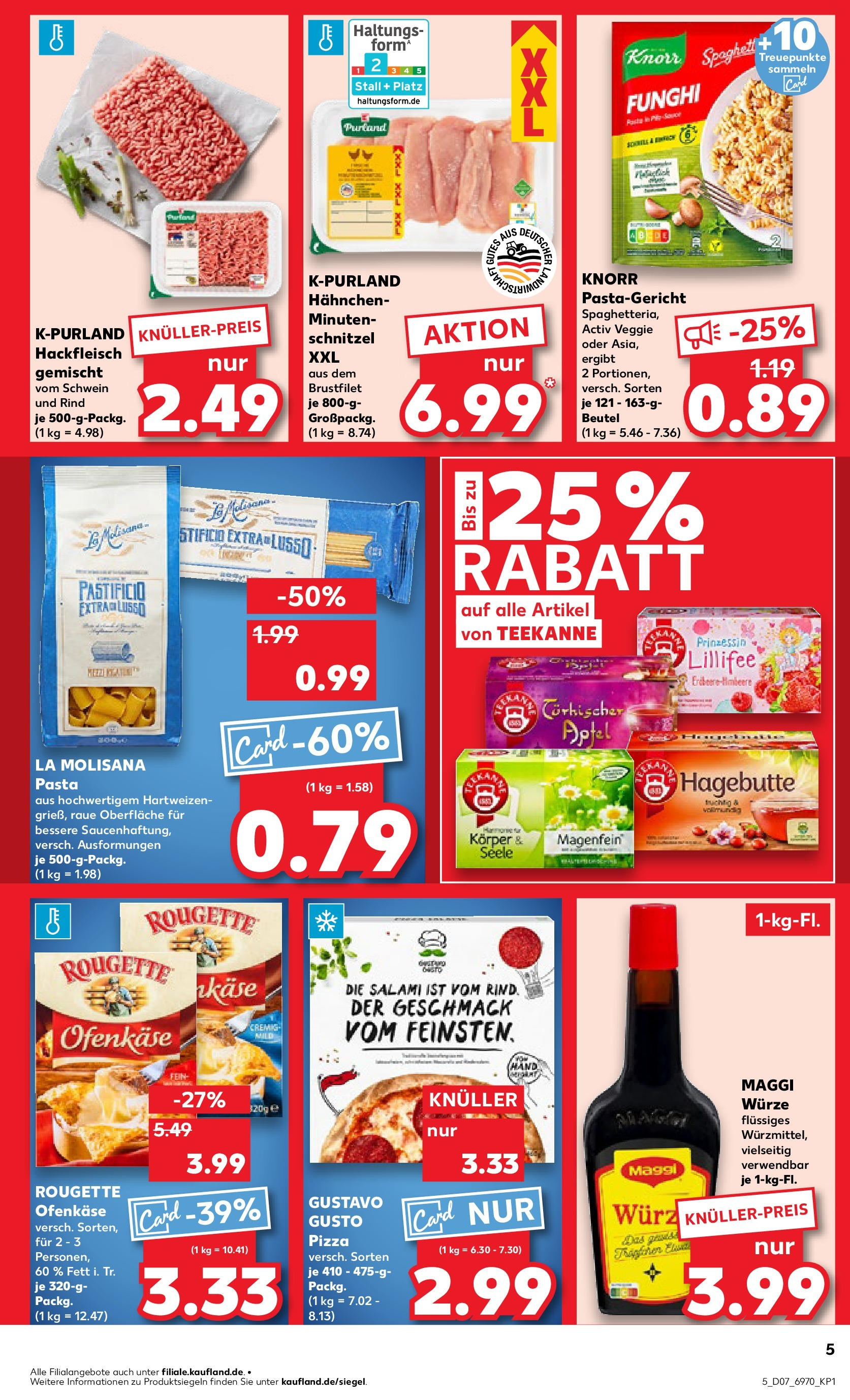 Kaufland - Northeim, Rückingsallee 2 (ab 13.02.2025) » Angebote Online zum Blättern | Seite: 5 | Produkte: Hahnchen, Knorr, Pasta, Hackfleisch