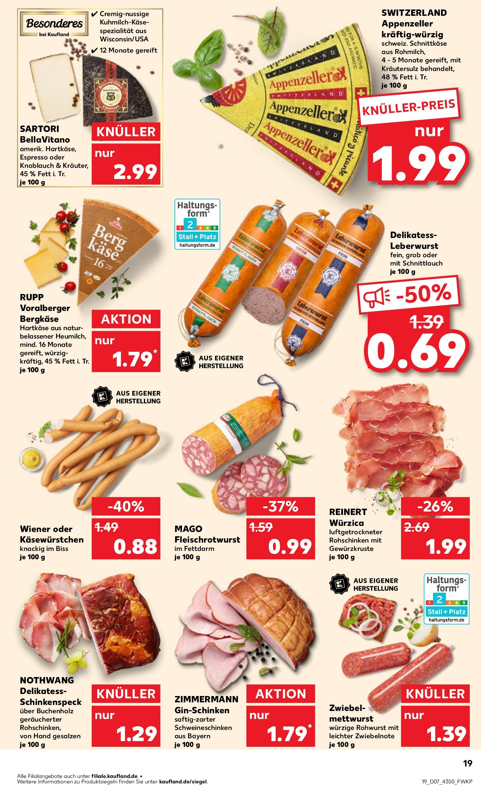 Kaufland - Berlin-Reinickendorf, Ollenhauerstraße 122 (ab 13.02.2025) » Angebote Online zum Blättern | Seite: 19 | Produkte: Käse, Knoblauch