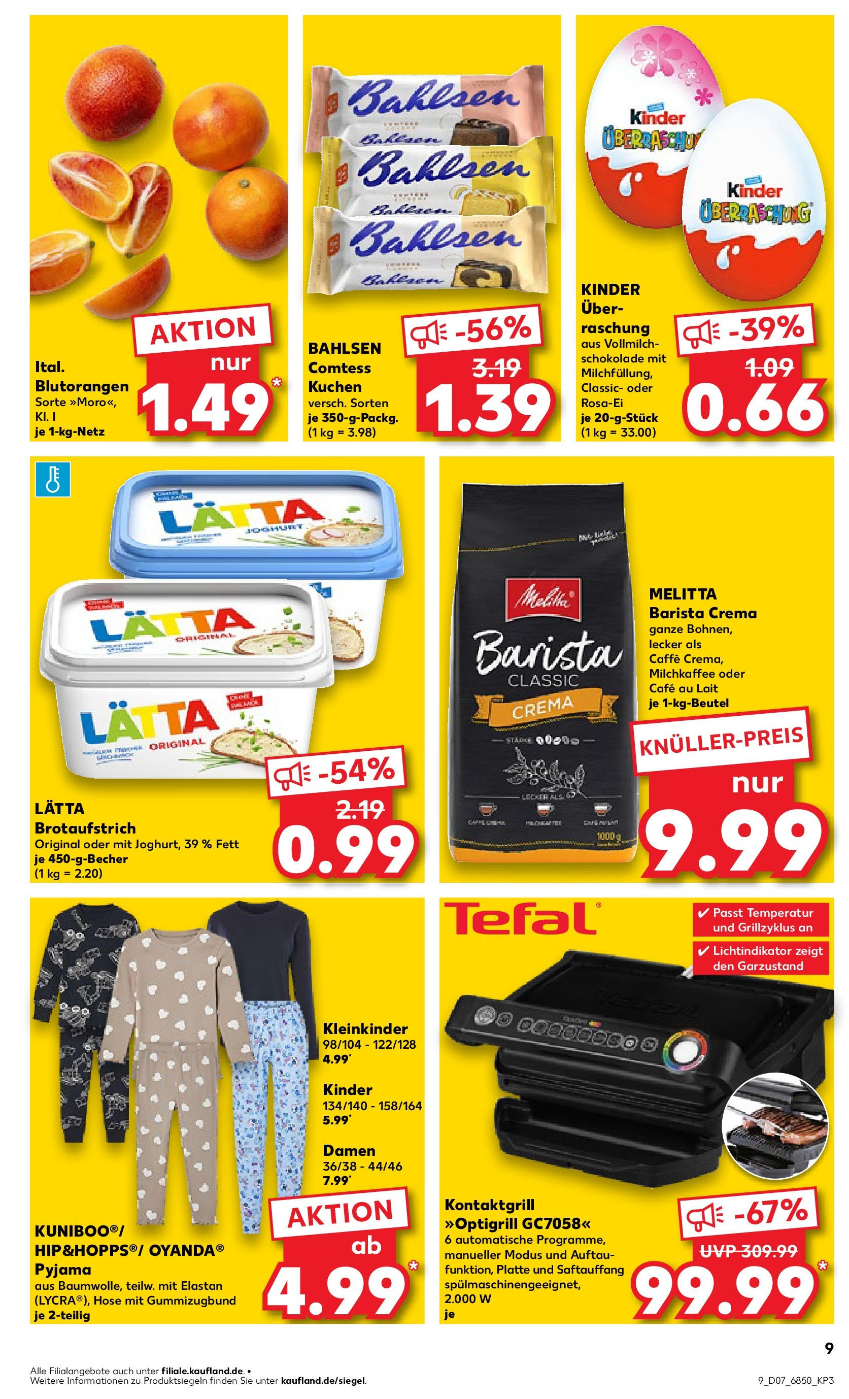 Kaufland - München-Moosach, Bunzlauer Platz 5-7 (ab 13.02.2025) » Angebote Online zum Blättern | Seite: 9 | Produkte: Schokolade, Hose, Pyjama, Lätta