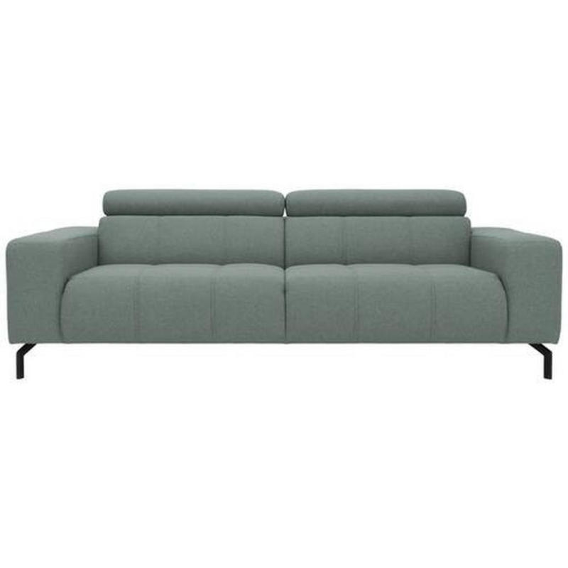 3-Sitzer-Sofa Cunelli Türkis Webstoff