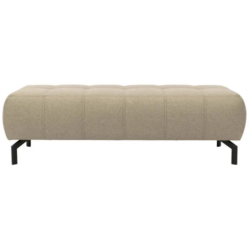 Polsterhocker Cunelli Schlammfarben Webstoff H: 45cm