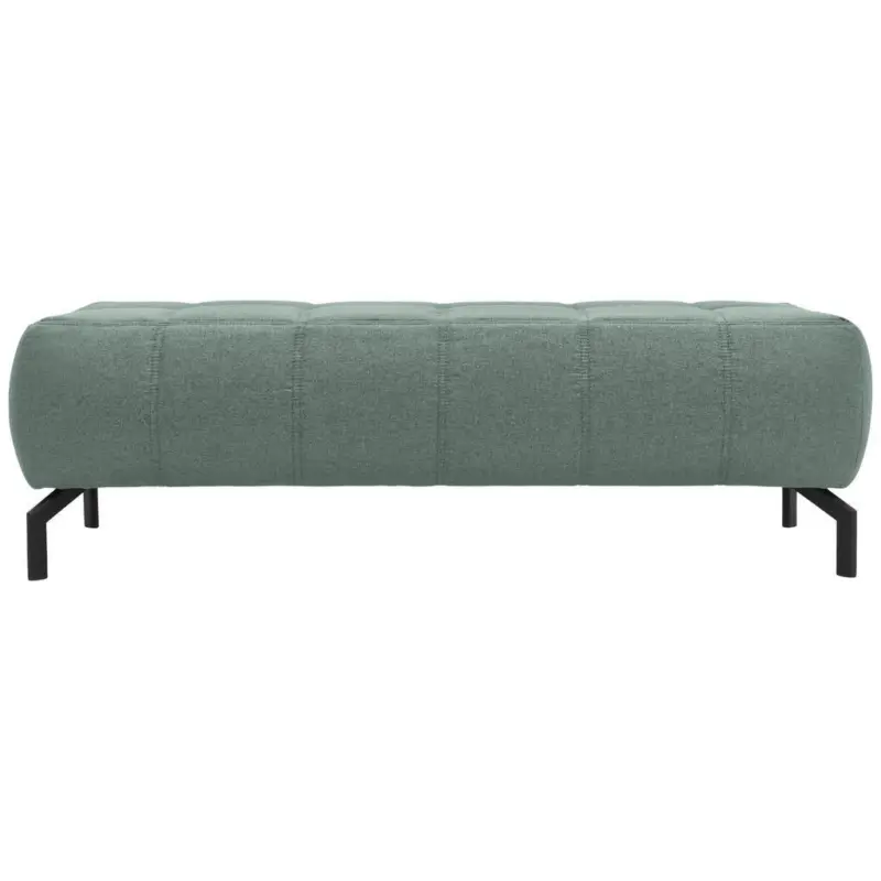 Polsterhocker Cunelli T&uuml;rkis Webstoff H: 45 Cm