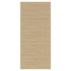 Schwebetür-Erweiterung Unit F. Normalhöhe B:90 cm Eichefarben