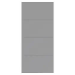 Schwebet&uuml;r-Erweiterung Unit F. Normalh&ouml;he B: 90 cm Hellgrau