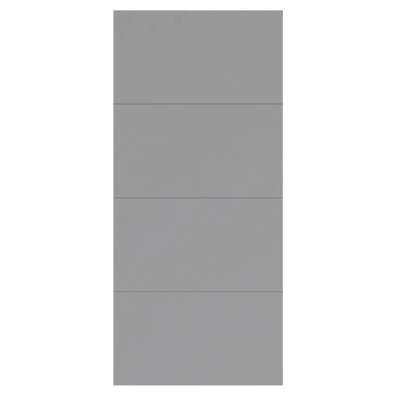 Schwebet&uuml;r-Erweiterung Unit F. Normalh&ouml;he B: 90 cm Hellgrau