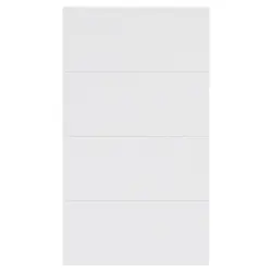 Schwebetür-Erweiterung Unit F. Normalhöhe B: 115 cm Weiß