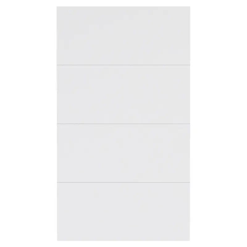 Schwebetür-Erweiterung Unit F. Normalhöhe B: 115 cm Weiß