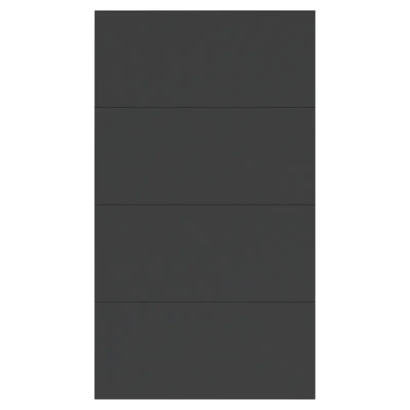 Schwebet&uuml;r-Erweiterung Unit F. Normalh&ouml;he B: 115 cm Anthrazit