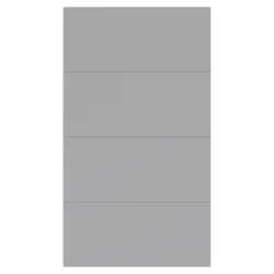 Schwebetür-Erweiterung Unit F. Normalhöhe B: 115 cm Hellgrau