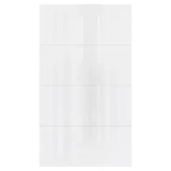 Schwebetür-Erweiterung Unit F. Normalhöhe B: 115 cm Weiß