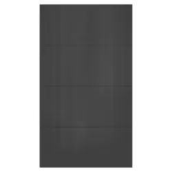 Schwebetür-Erweiterung Unit F. Normalhöhe B: 115 cm Anthrazit