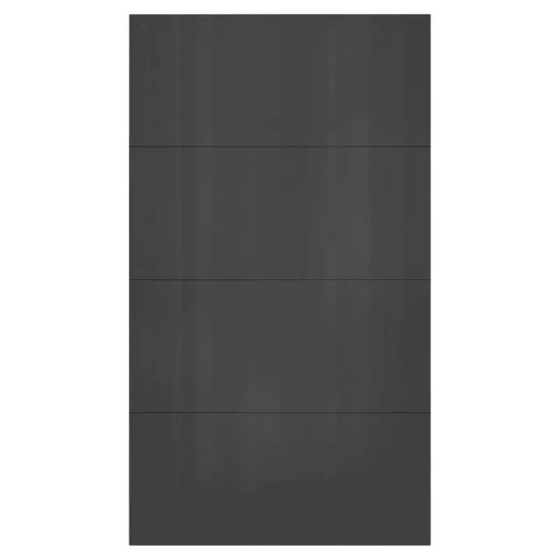 Schwebetür-Erweiterung Unit F. Normalhöhe B: 115 cm Anthrazit