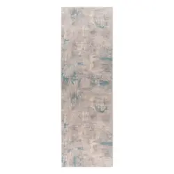 Webteppich Grau Amanda 80x300 Cm