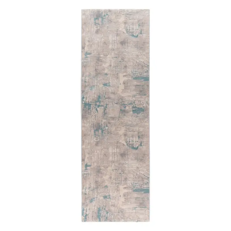 Webteppich Grau Amanda 80x300 Cm