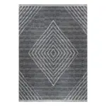 Möbelix Webteppich Anthrazit/grau Fabius 120x170 Cm