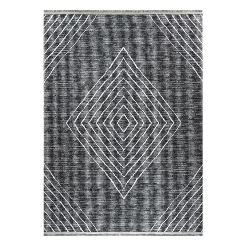 Webteppich Anthrazit/grau Fabius 120x170 Cm